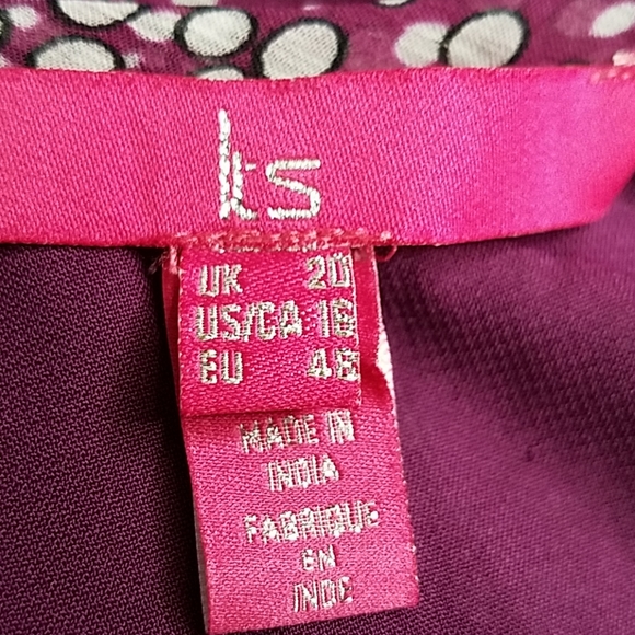 Purple shift dress  e9 - Picture 6 of 8